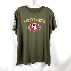 San Francisco 49ers Womens XXL 2XL Nike Salute to Service Dri-Fit NFL